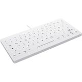 CHERRY Hygiëne Mini Ultraplat Toetsenbord - Wit - USB - Afwasbaar