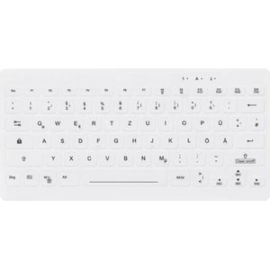 CHERRY Hygiëne Mini Ultraplat Toetsenbord - Wit - USB - Afwasbaar