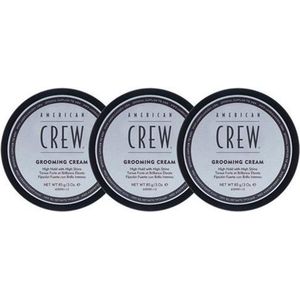 American Crew Grooming Cream Triple Pack - Styling crème - 3x 85 g