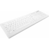 CHERRY AK-C8112 toetsenbord Medisch RF Draadloos QWERTZ Duits Wit