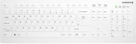 CHERRY AK-C8112 toetsenbord Medisch RF Draadloos QWERTZ Duits Wit