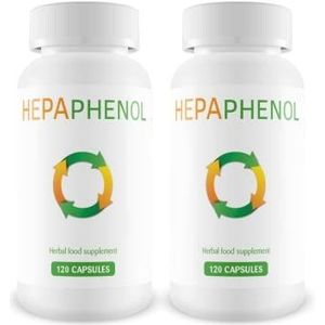HEPAPHENOL 2 maanden (240 capsules) â€“ detox lever en darm â€“ reinigt de lever en maakt je nieren glad