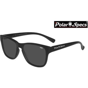 Polar Specs® Polariserende Zonnebril Wave Classic PS9011 – Mat Black – Polarized Black – Small – Unisex