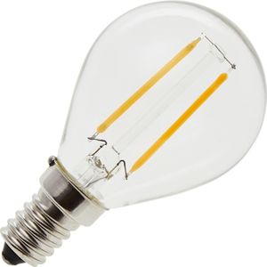 Lighto | LED filament | Kleine fitting E14 | Kogellamp | Helder | 45mm | 2W | 10 stuks