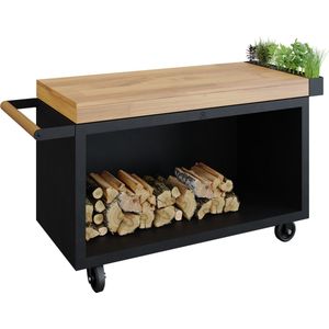 OFYR | Mise en Place Table Black 135 PRO | Teak Wood