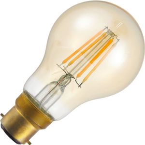 Lighto | LED filament | Bajonetfitting B22d | Standaardlamp | Goud | 60mm | 4W | 10 stuks