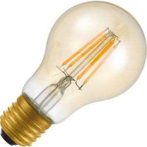 Lighto | LED-Glühfaden | Große Fassung E27 | Stehlampe | Gold | 60mm | 4W
