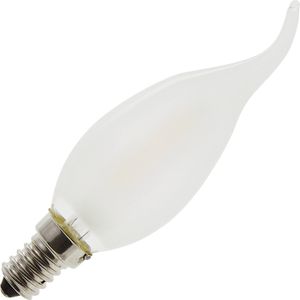 Lighto | LED filament | Kleine fitting E14 | Kaarslamp tip | Helder | 35mm | 1W | 10 stuks