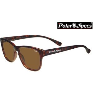 Polar Specs® Polariserende Zonnebril Wave Classic PS9011 – Tortoise Bruin – Polarized Brown – Small – Unisex
