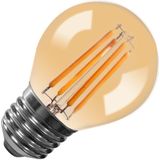 Lighto | LED Kogellamp | Grote fitting E27 Dimbaar | 4W Goud