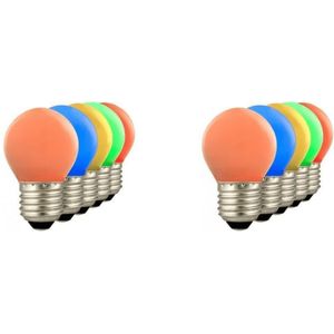 Lighto - LED Kogellampen - Meerdere Kleuren - Energiezuinig - E27 Fitting