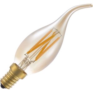 Lighto - LED Kaarslamp - Goud - Dimbaar - E14 Fitting