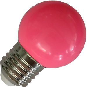 Lighto - LED Kogellamp - Roze - Kunststof - 1 Watt