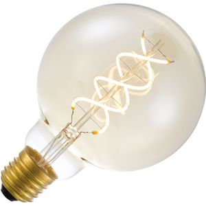 Lighto | LED Globelamp | Grote fitting E27 Dimbaar | 5W 95mm | Goud