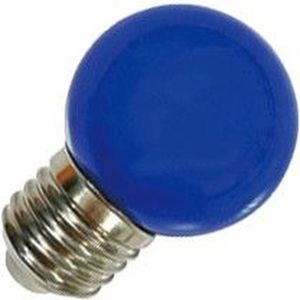 Lighto | LED lamp | Grote fitting E27 | Kogellamp | Blauw | 45mm | 1W | 10 stuks