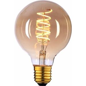 E27 4Watt Gold Spiraal 95mm Dimbaar