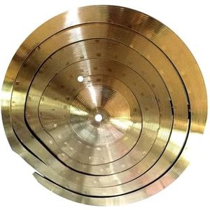 Drumbekken Handgemaakte Bronzen Legering Effect Bekken 12"" Spiraalbekken Voor Percussie-instrument Drumstel