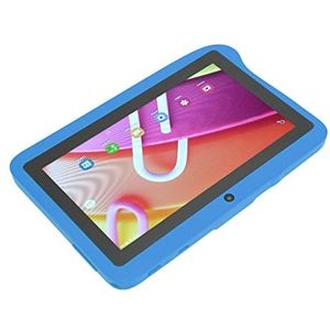 Tablet voor Kinderen, EU-stekker 100‑240V 2.4G 5G WIFI voor Android 10 4GB 32GB 7-inch Tablet voor Thuis (Blauw)