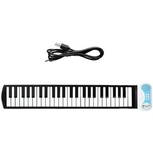 Opvouwbare Piano met 61 Toetsen, Draagbaar Toetsenbord, Opvouwbaar