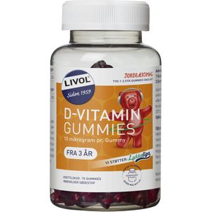 Livol Vitamin Gummies D-vitamin  75 stk.