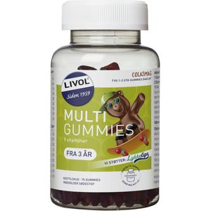 Livol Vitamin Gummies Multivitamin Cola  75 stk.