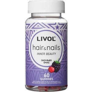 Livol Hair & Nails Inner Beauty Skovbær Gummies  60 stk.