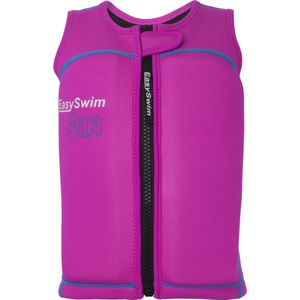 EasySwim Fun - Zwemvest/Drijfvest kind - Roze - Maat L: 24-28 kg - UPF50+ Zonbescherming – Drijfpak/Drijfhulpmiddel