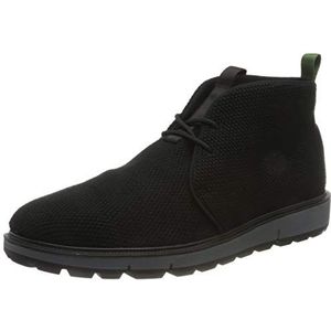 SWIMS Heren Motion Wool Knit Chukka-laarzen, Black Pasture Green Gray, 45 EU