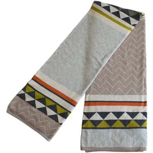Funky Doris - Vilma Nature - Plaid - 130 x 170cm - 100% Organisch Katoen