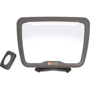 BeSafe Baby Spiegel XL autostoel - Autospiegel met verlichting - Achteruitkijkspiegel XL - Autostoel accessoire- Autospiegel XL Baby