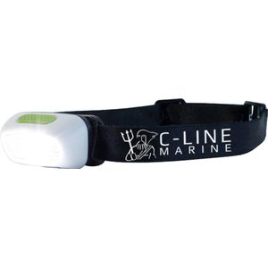 C-line Marine Hoofdlamp - LED 200 lm - USB oplaadbaar - Waterdicht IP44  - Wit en Rood licht.