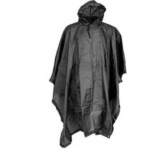 Fostex - Poncho Ripstop - Zwart - 150 x 220 cm - 100% Ripstop Nylon