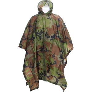 Fostex Poncho Ripstop Woodland - camouflage