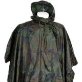 Fostex - Poncho Zwaar - Camouflage Groen - 100% Nylon - 150 x 220 cm