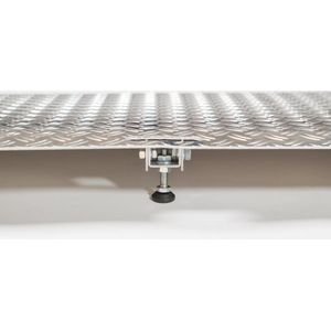 Verstelbare aluminium drempelhulp 6 - 8,5 cm lengte 72 cm