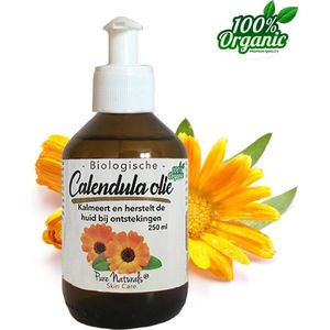 Calendula olie 250 ml - Massage - Biologisch - Bio Oil - Calendulan - Pure Naturals