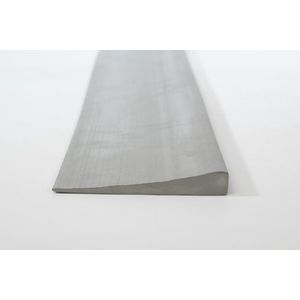 Rubber drempelhulp 1,2 x 11 x 100 cm met lijmlaag (grijs)