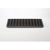 Rubber drempelhulp 9 cm met schuine zijvlakken