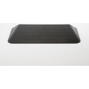 Rubber drempelhulp 9 cm met schuine zijvlakken