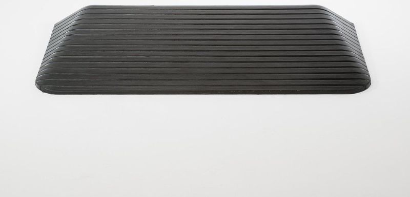 Rubber drempelhulp 9 cm met schuine zijvlakken