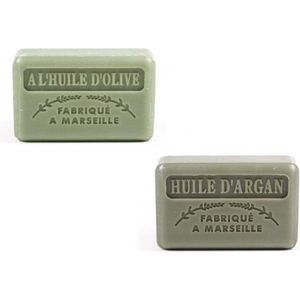 Soap bar savon de marseille Huile d'olive + Huile d'argan 125 gram