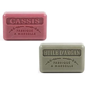 2x Soap bar - Savon de marseille Huile d'argan + Casis