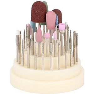 Elektrische Manicure Pedicure Nail Art Tools, 45-delige Nagelboren Vijlslijpkopset, Uitstekende Duurzaamheid en Snijprestaties, Doe-het-zelf Nagels of Manicure Vanuit Huis, Geen