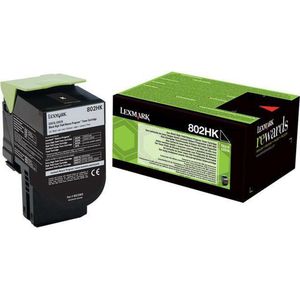 LEXMARK 802HKE -CX410/CX510 Tonercartridge zwart Standard Capacity 4.000 pagina s 1-pack corporate