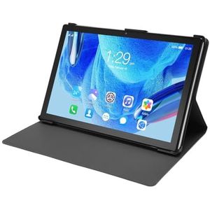 10,1 Inch FHD-Tablet, 7000 MAh 2,4 G WiFi 5.0 Dubbele Luidspreker 8-core Tablet 100‑240 V met Behuizing 12 (EU-stekker 100-240V)