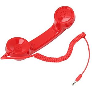 Telefoon-koptelefoon voor mobiele telefoons, retro smartphone-handset 3,5 mm micro koptelefoon