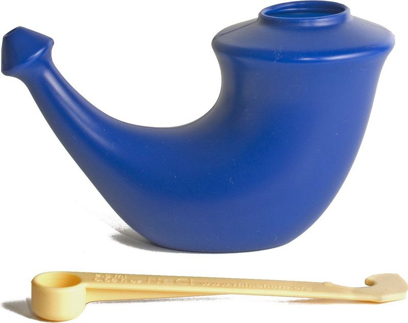 Rhino Horn - Neti Pot - Blauw - Voor Neusspoeling
