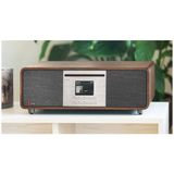 Pinell Supersound 701 - DAB+ Internetradio - Spotify Connect - Bluetooth - CD Speler - Walnoot