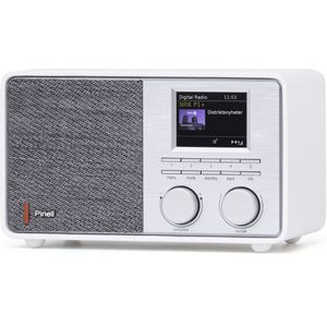Pinell Supersound 201W - DAB+/Internet Tafelradio - Wit