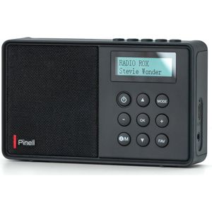 Pinell - Supersound Micro - FM/DAB+ Radio - Zwart - Compact